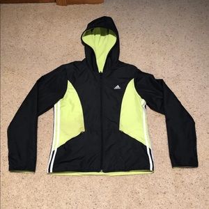 Adidas Zip-Up Windbreaker Jacket. Size: M